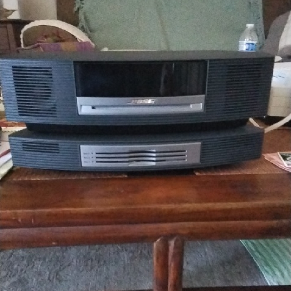 Bose Black and Silver Audio System